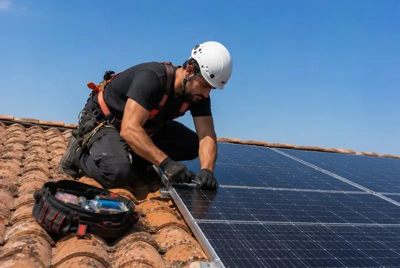 Maintenance et monitoring de panneaux solaires à Tourreilles
