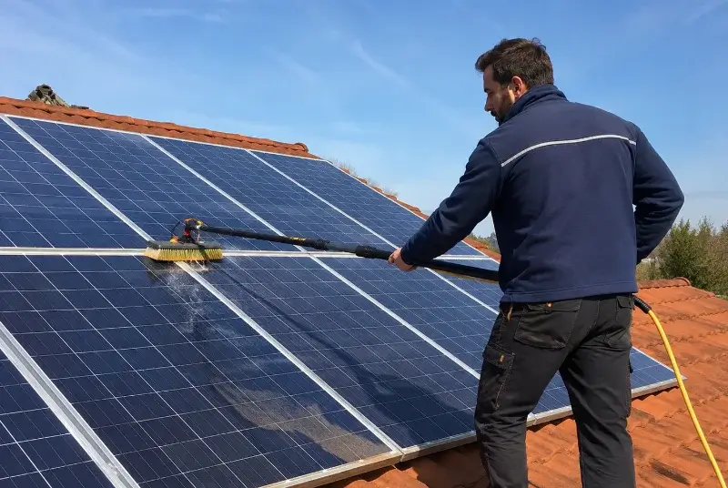 Nettoyage et entretien de panneaux solaires à Tourreilles